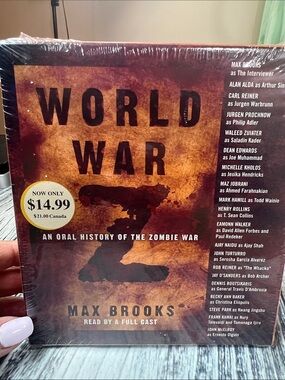 World War Z Audiobook CD Set by Max Brooks Full Cast Audio Sealed